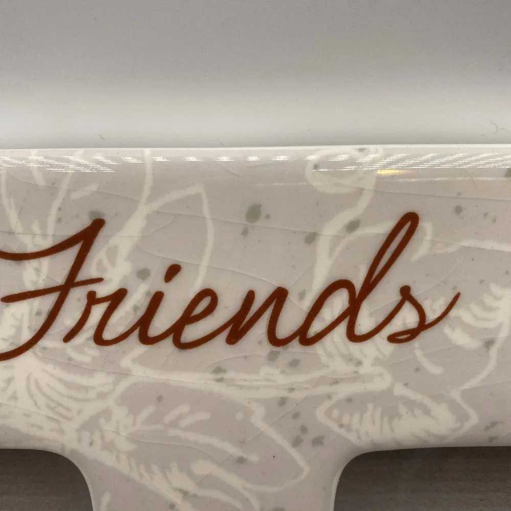 PICTURE FRAME-Friends-THAT WAS THEN-THIS IS NOW-2 PHOTO FRAME-POWDER BLUE WHITE